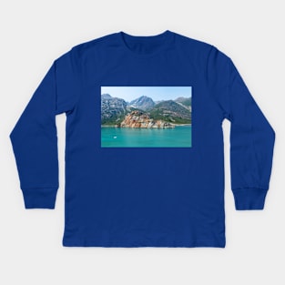 Glacier Bay, Alaska Colors Kids Long Sleeve T-Shirt